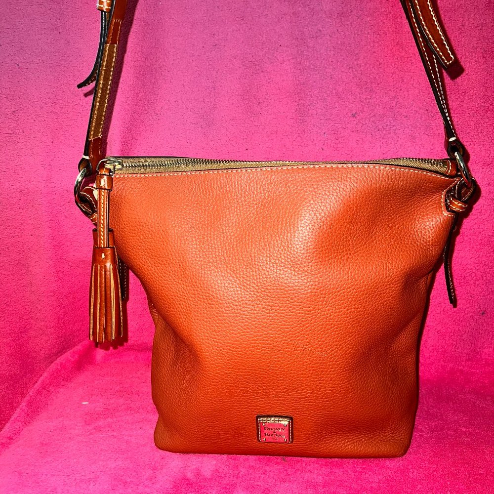 BROWN DOONEY & BOURKE SMALL VINTAGE DIXON SATCHEL